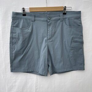 Eddie Bauer Cargo Hiking Utility Shorts Casual Outdoor Plus Size Blue Womens‎ 16